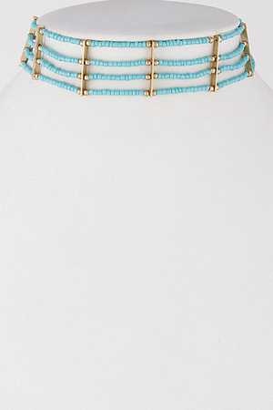 Lovely Stone Dangle Choker Necklace 7ABG8